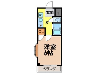 カルムメゾンの物件間取画像